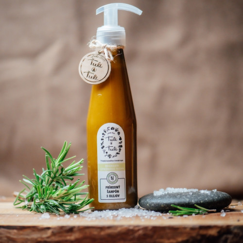 Natural Shampoo 5 Oils Rosemary-Lemongrass