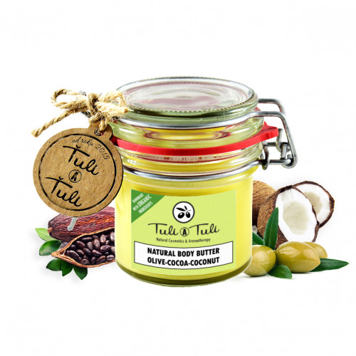 Natural body butter Olive-Cocoa-Coconut