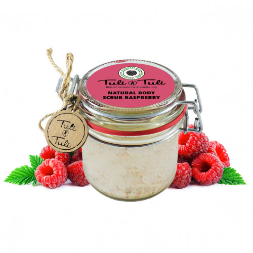 Natural Body Scrub Raspberry 85 ml