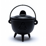 Cast iron cauldrons, copper chalices