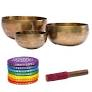 Singing Bowl Sets (Mallet + Cushion) - Hand Hammered